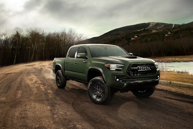 2020 Toyota Tacoma Diesel Army Green