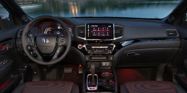 2021 Honda Ridgeline Black Edition Interior