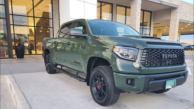 2021 Tundra TRD Pro colors army green