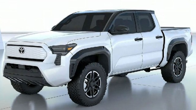 2023 Toyota Tacoma Electric white